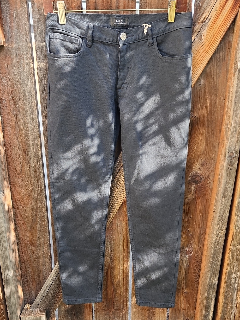 New A.P.C. Slim Black Jeans, NWT, Sz. 27